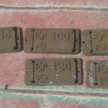 oude nummerplaten draaistellen lok 1800